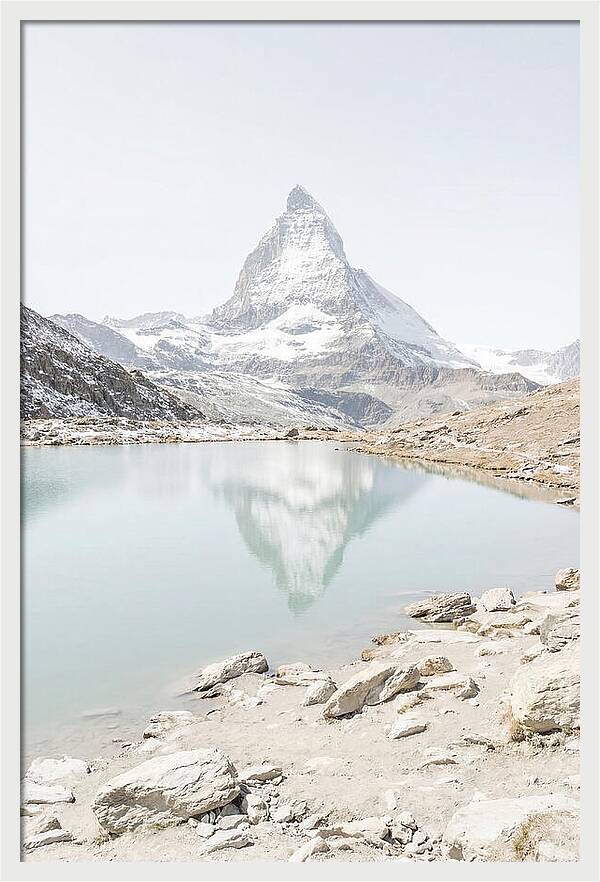 Pyramidal Peak Above Moraine