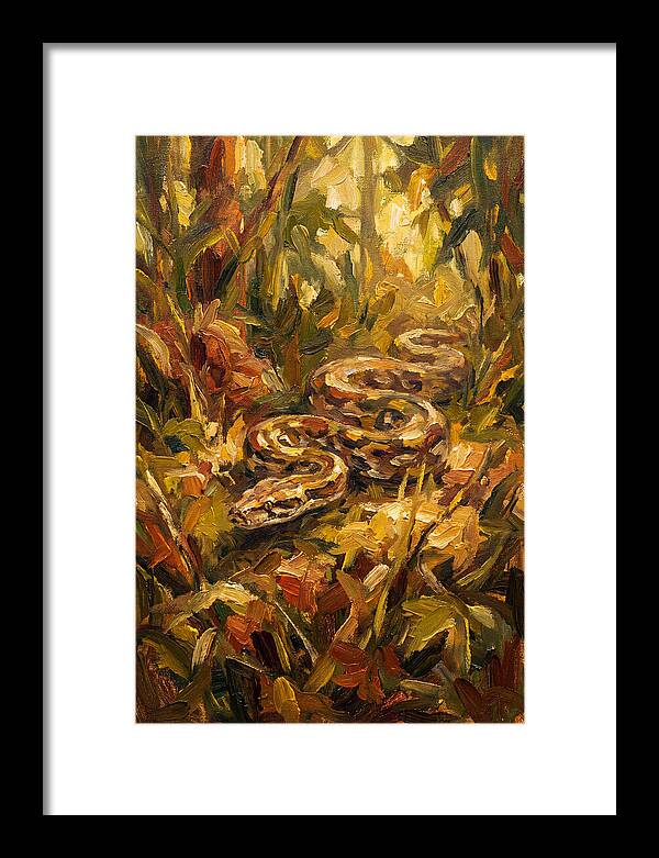 Python Among Lush Foliage