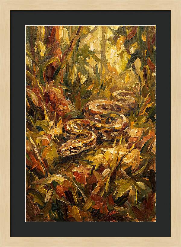 Python Among Lush Foliage