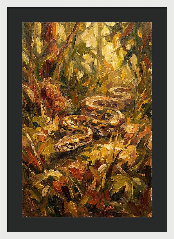 Python Among Lush Foliage