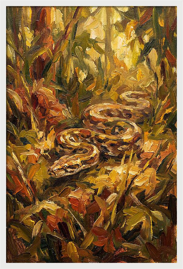Python Among Lush Foliage