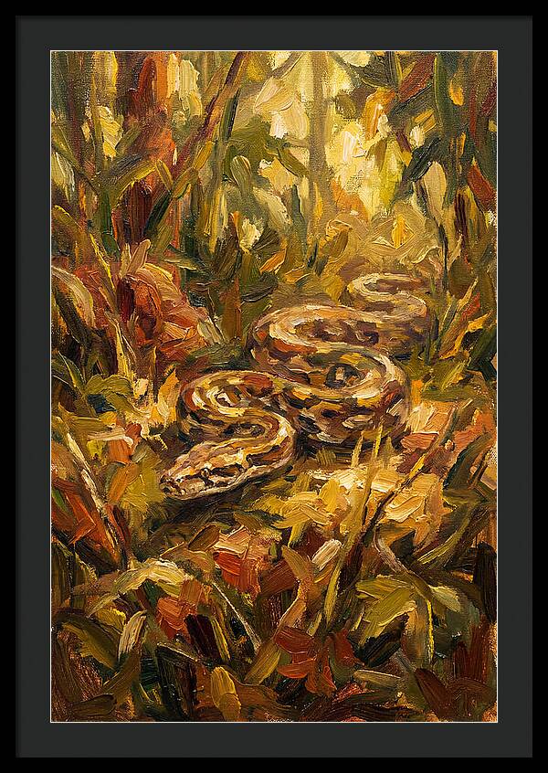 Python Among Lush Foliage