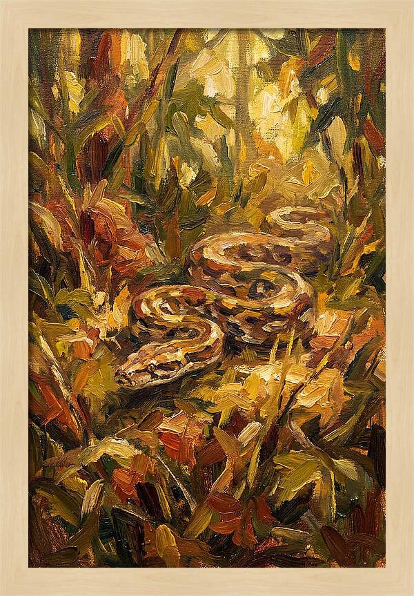 Python Among Lush Foliage
