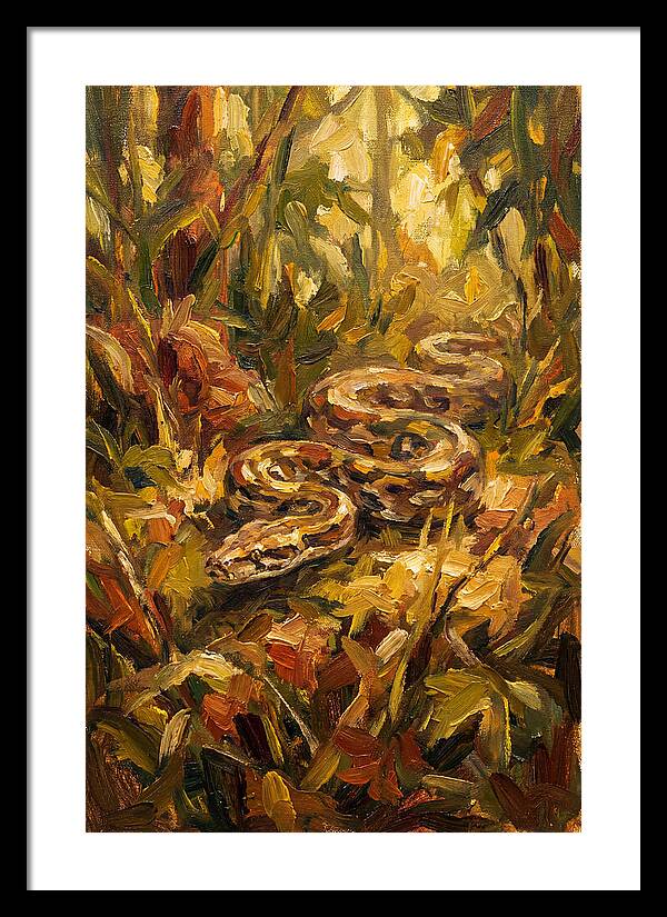 Python Among Lush Foliage