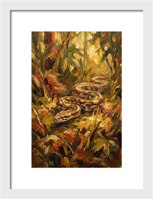 Python Among Lush Foliage