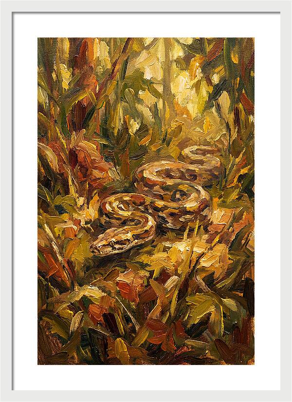 Python Among Lush Foliage