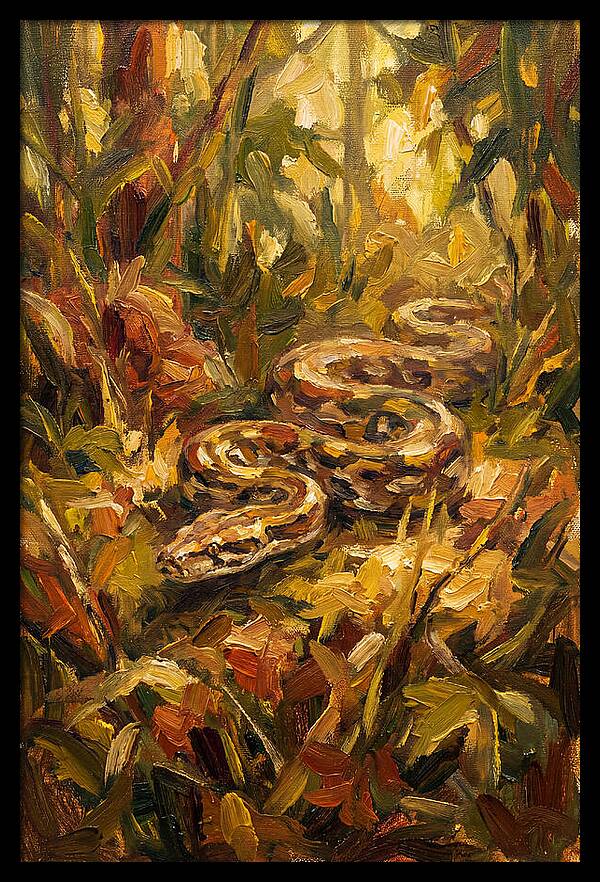Python Among Lush Foliage