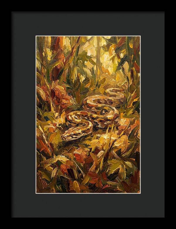 Python Among Lush Foliage
