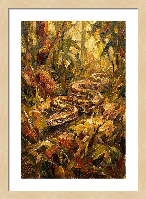 Python Among Lush Foliage