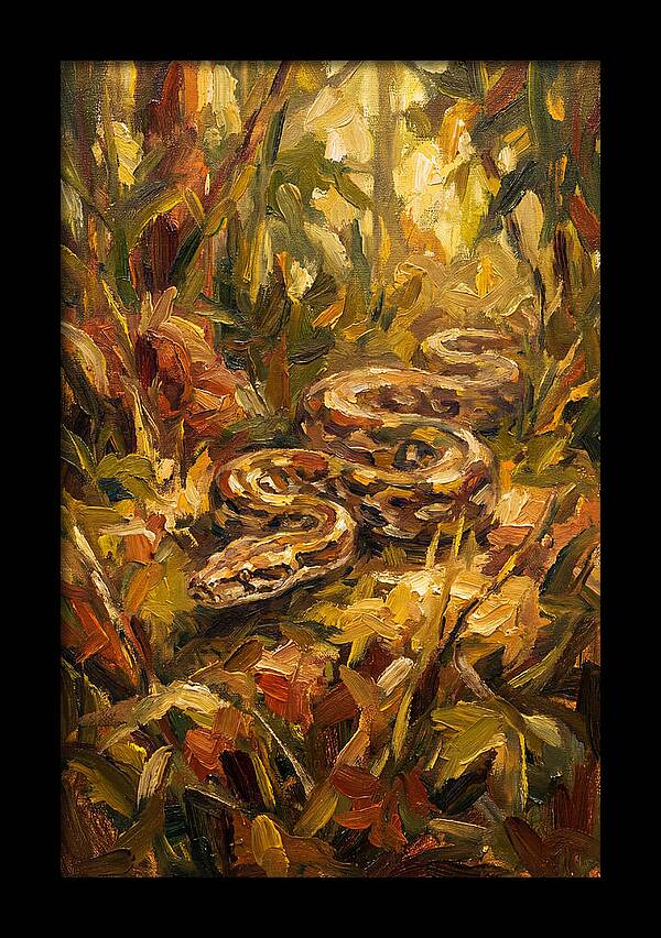 Python Among Lush Foliage