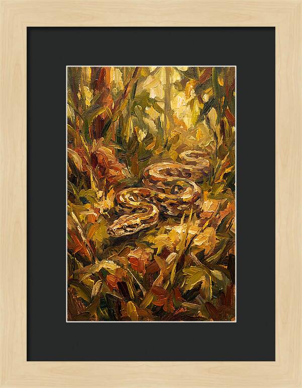 Python Among Lush Foliage