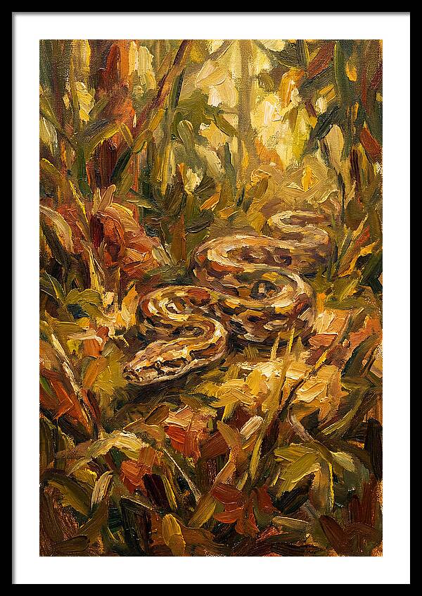 Python Among Lush Foliage