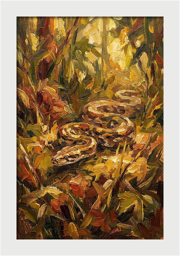 Python Among Lush Foliage
