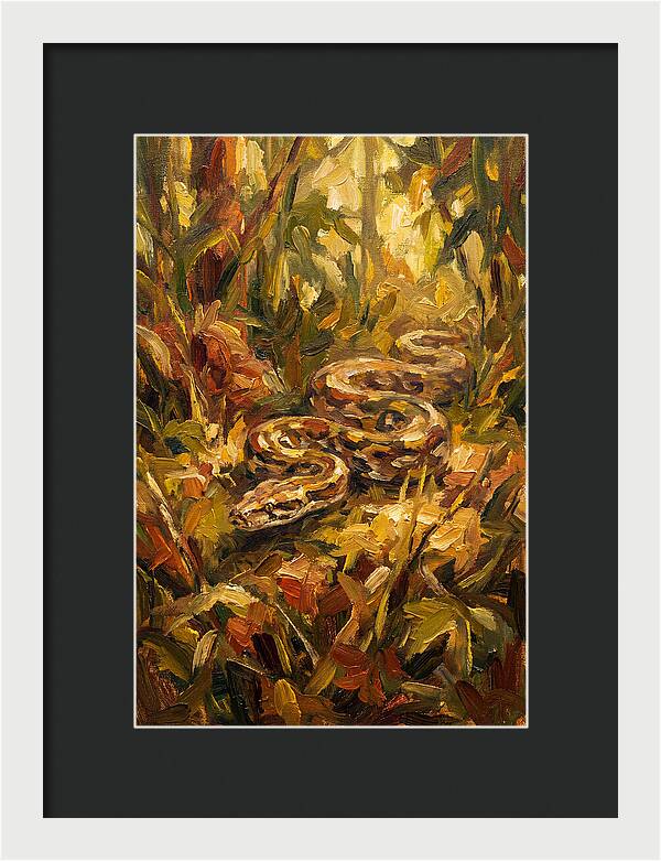 Python Among Lush Foliage