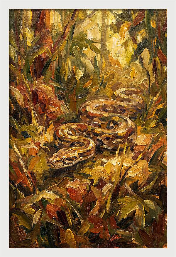 Python Among Lush Foliage