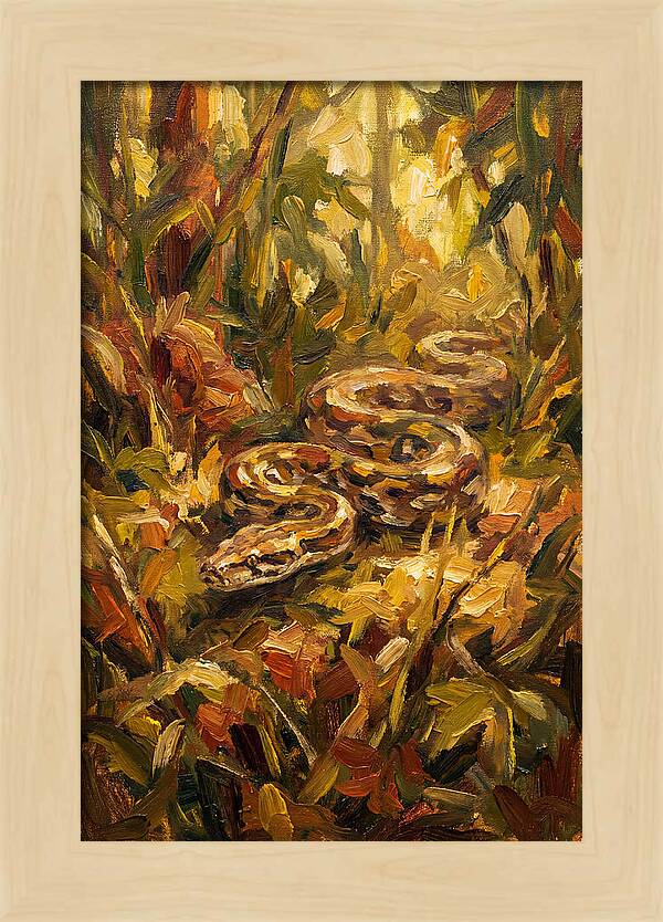 Python Among Lush Foliage