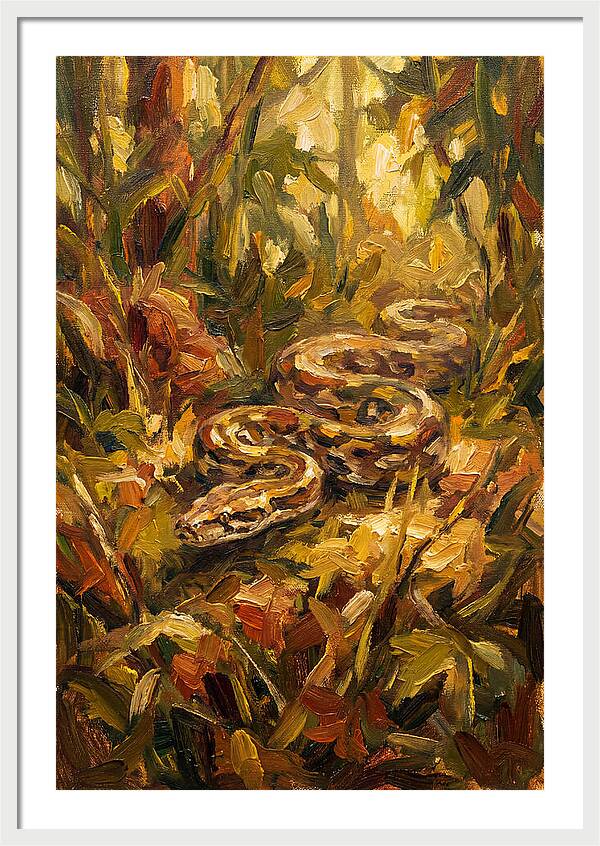 Python Among Lush Foliage
