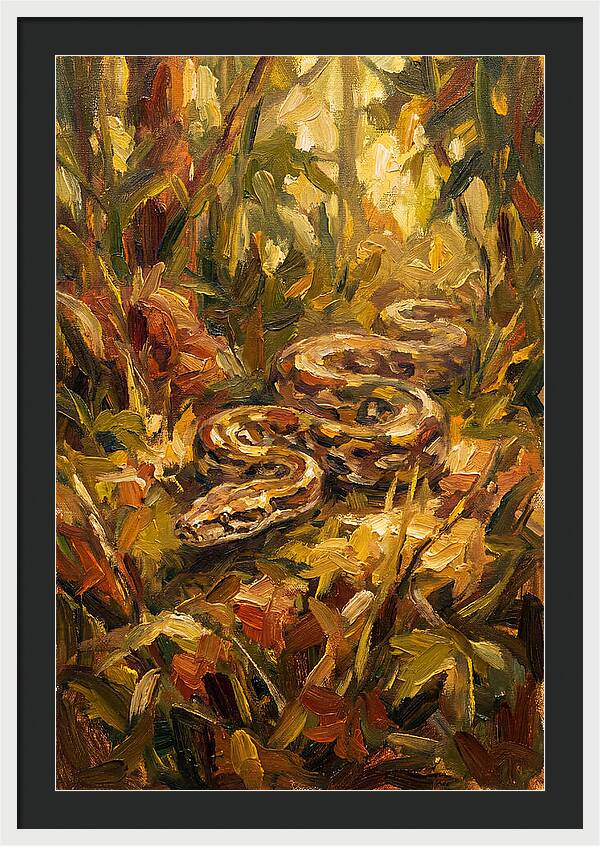 Python Among Lush Foliage