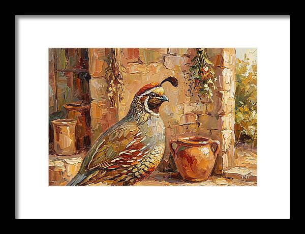 Quail In A Mediterranean Setting