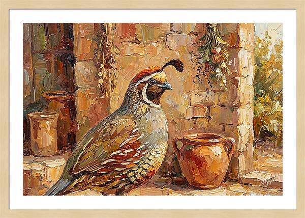 Quail In A Mediterranean Setting