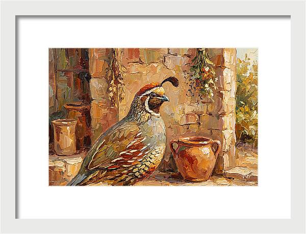 Quail In A Mediterranean Setting