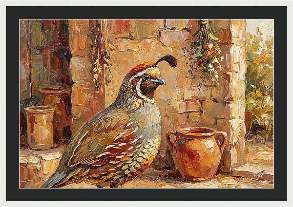 Quail In A Mediterranean Setting