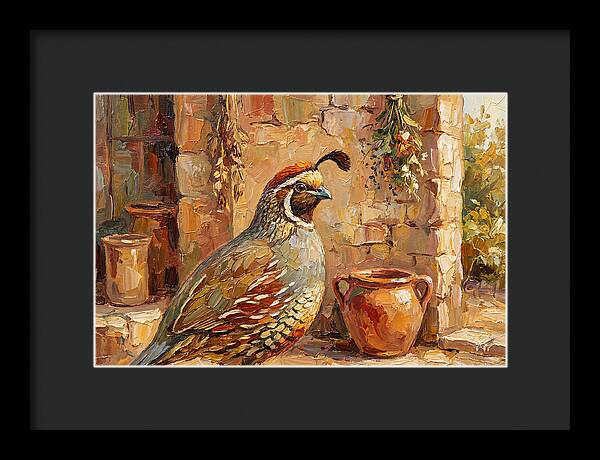 Quail In A Mediterranean Setting