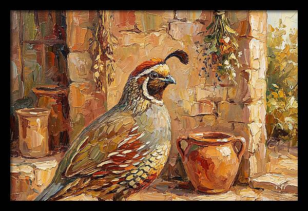Quail In A Mediterranean Setting