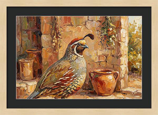 Quail In A Mediterranean Setting
