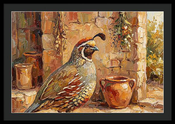 Quail In A Mediterranean Setting