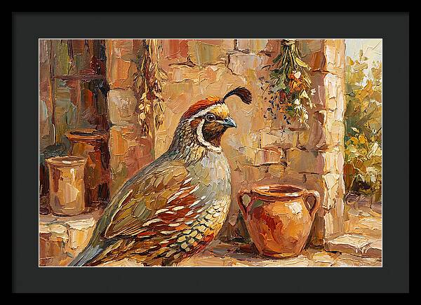 Quail In A Mediterranean Setting