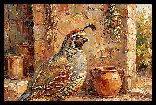 Quail In A Mediterranean Setting