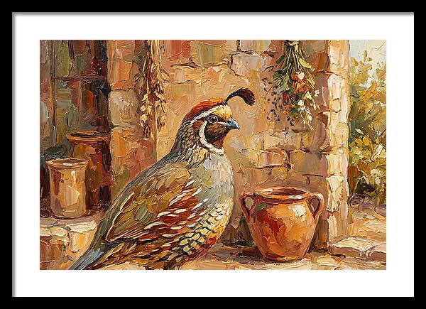 Quail In A Mediterranean Setting