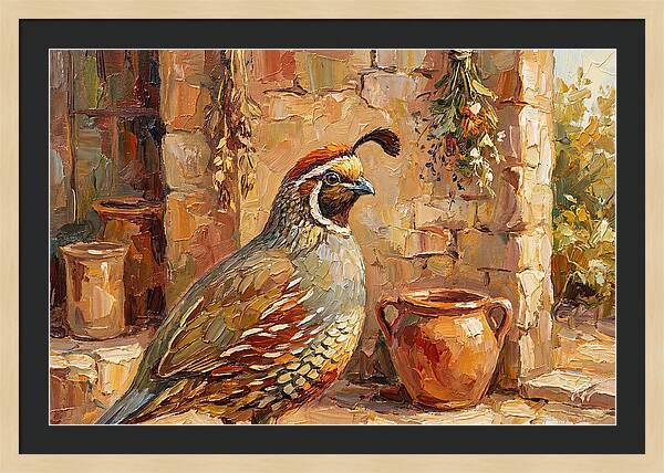 Quail In A Mediterranean Setting