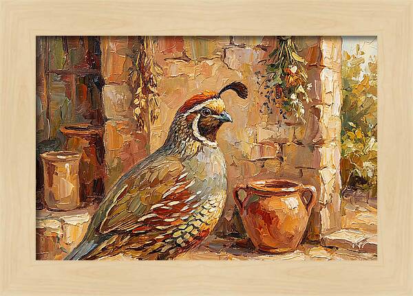 Quail In A Mediterranean Setting