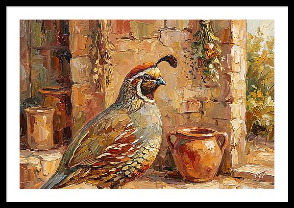 Quail In A Mediterranean Setting
