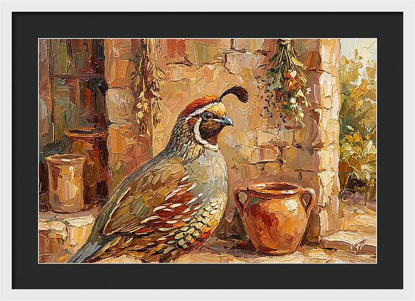 Quail In A Mediterranean Setting