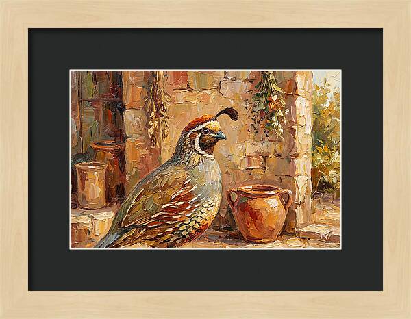 Quail In A Mediterranean Setting