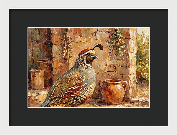 Quail In A Mediterranean Setting