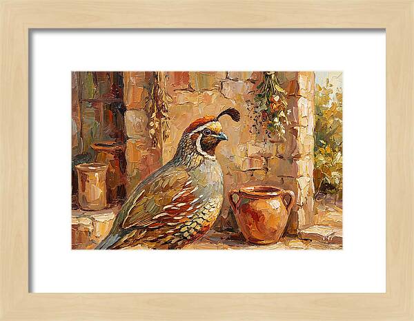 Quail In A Mediterranean Setting