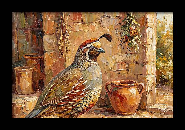 Quail In A Mediterranean Setting
