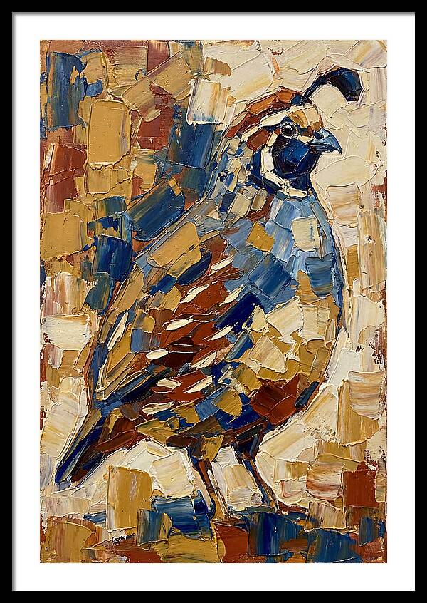 Quail In Bold Colors