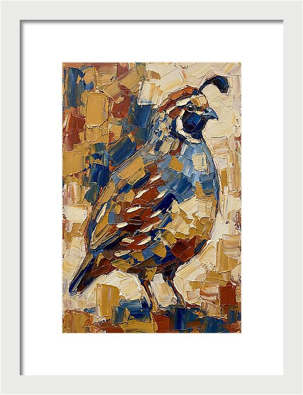 Quail In Bold Colors