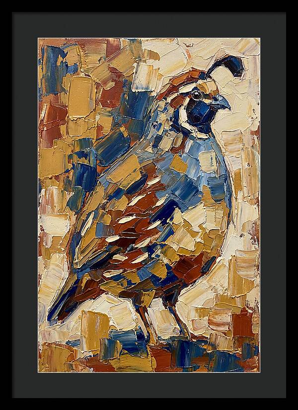 Quail In Bold Colors