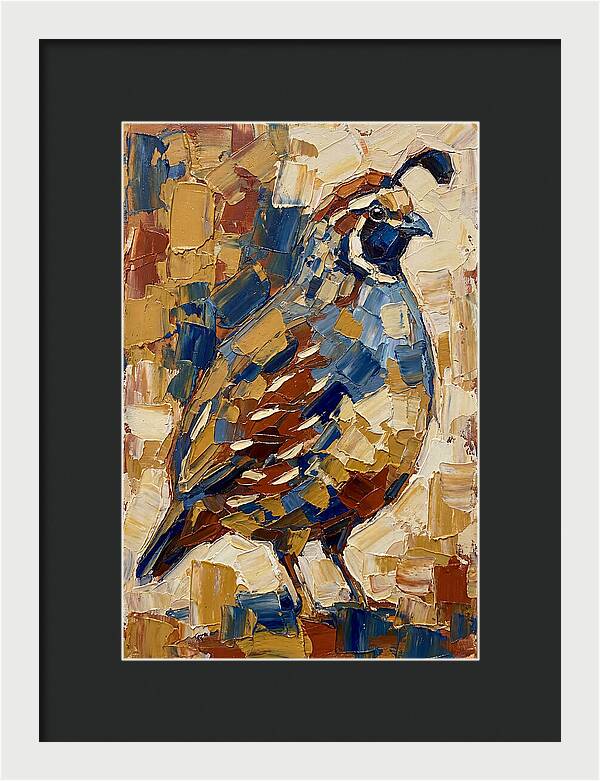 Quail In Bold Colors
