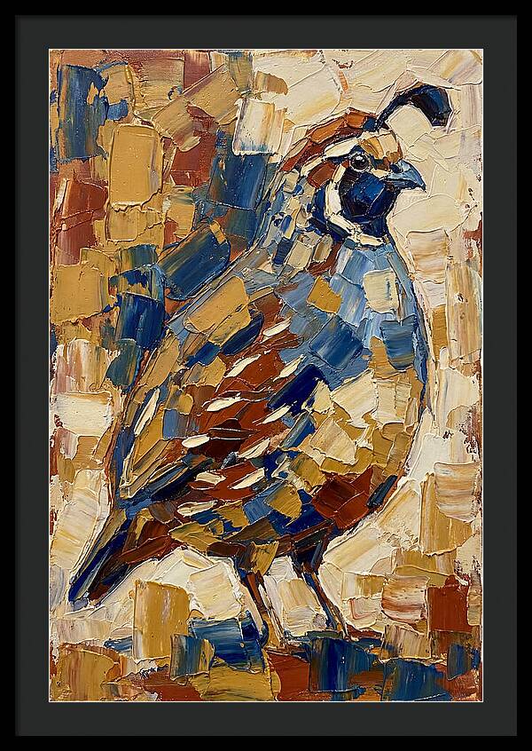 Quail In Bold Colors