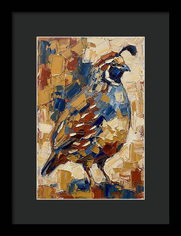 Quail In Bold Colors