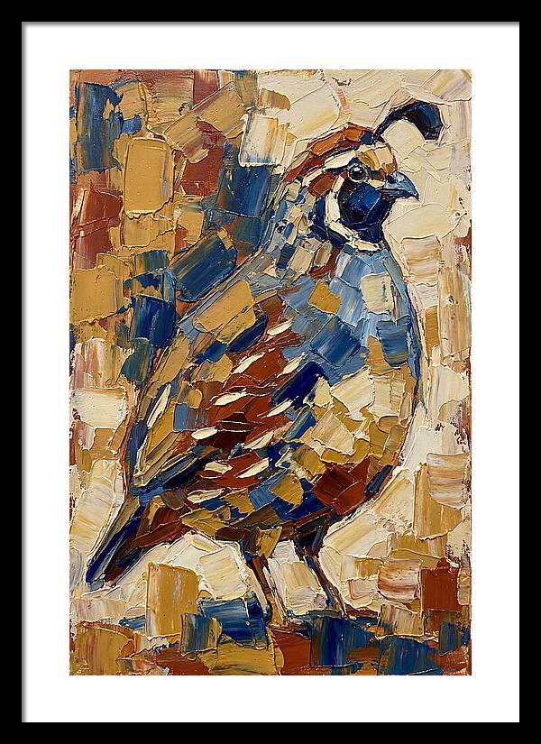 Quail In Bold Colors