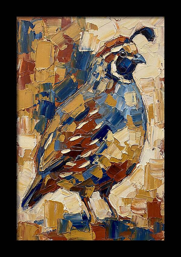 Quail In Bold Colors