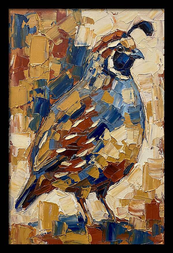 Quail In Bold Colors